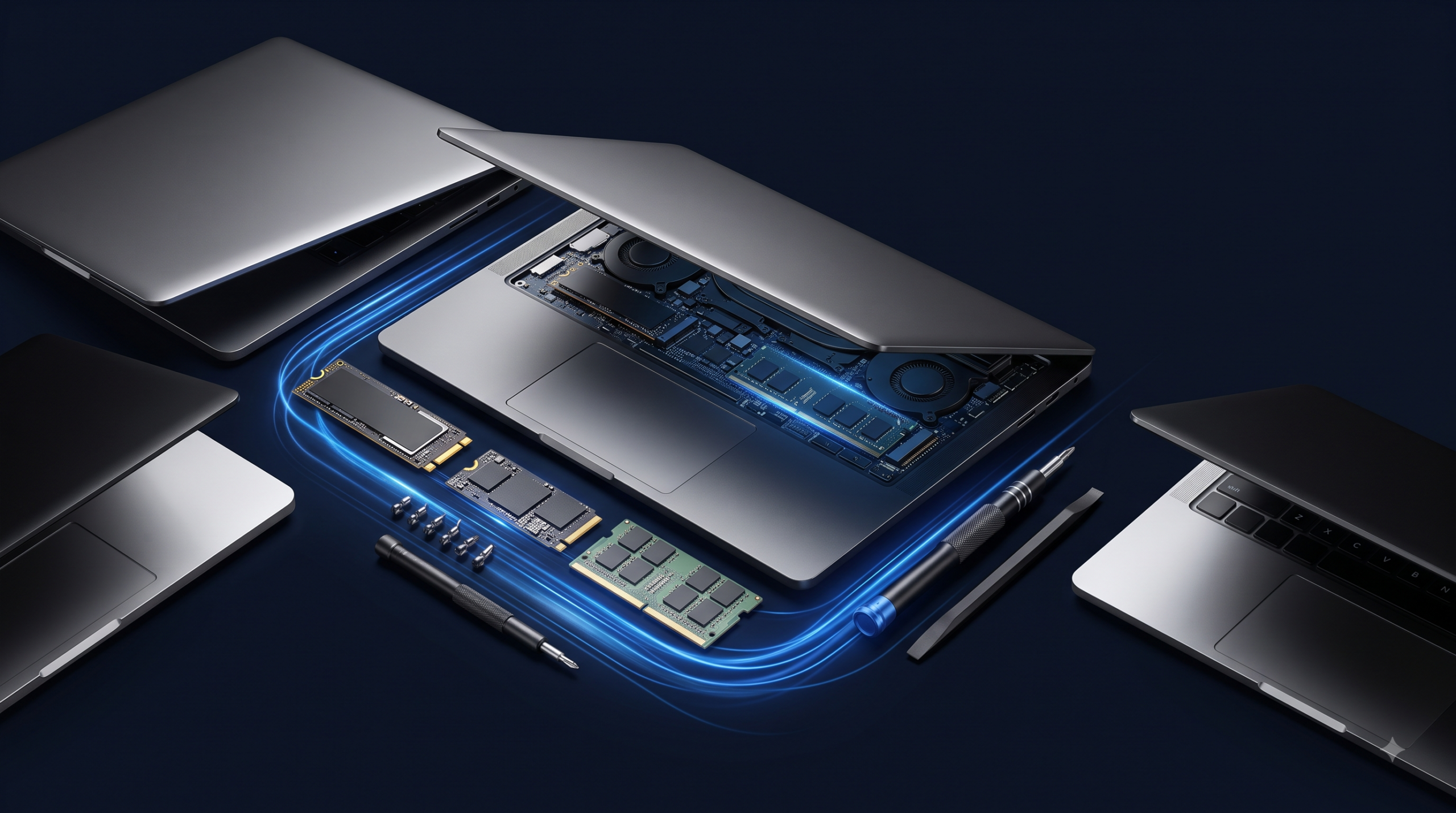 SSD and RAM upgrades in Noida Extension to improve laptop speed and performance